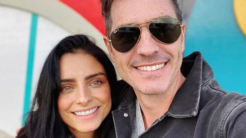 Aislinn Derbez le responde amorosamente a Mauricio Ochmann en redes