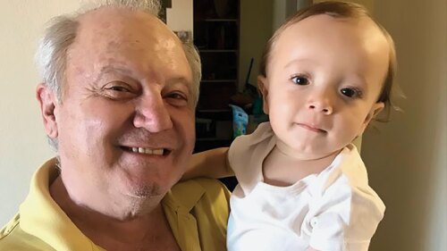 El actor pasó dos semanas junto a su familia en Estados Unidos.