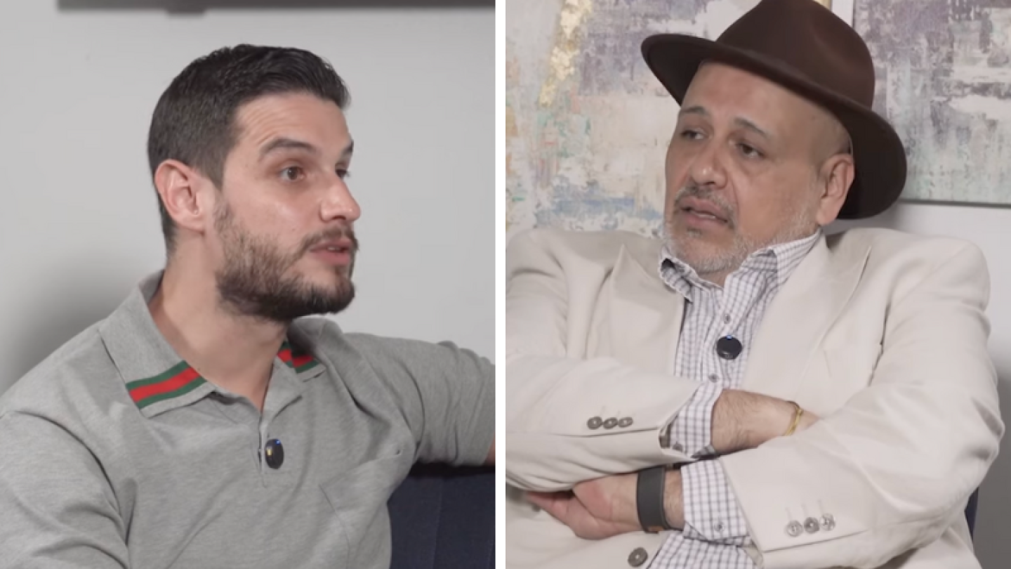 Adrián Marcelo y René Franco
