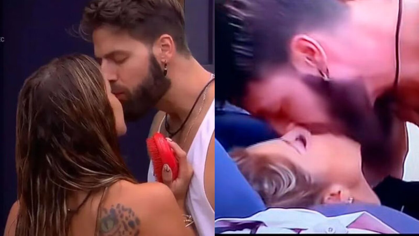 Ferka y Jorge beso