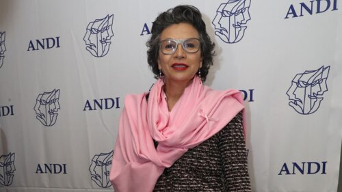 La actriz firmó un convenio para que las mujeres reciban atención médica.