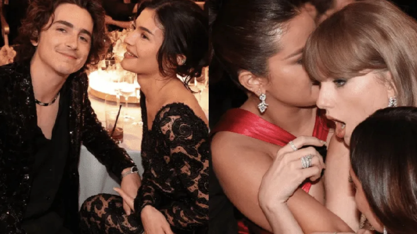 Timothée Chalamet desmiente rumores de pelea entre Kylie Jenner y Selena Gomez en los Globos de Oro