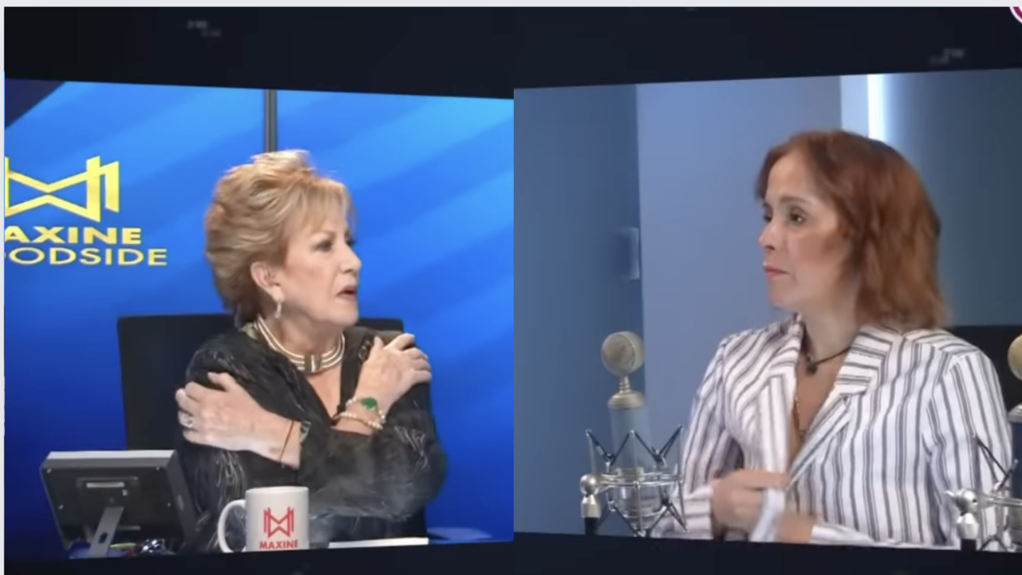 Maxine Woodside y Mayela Laguna