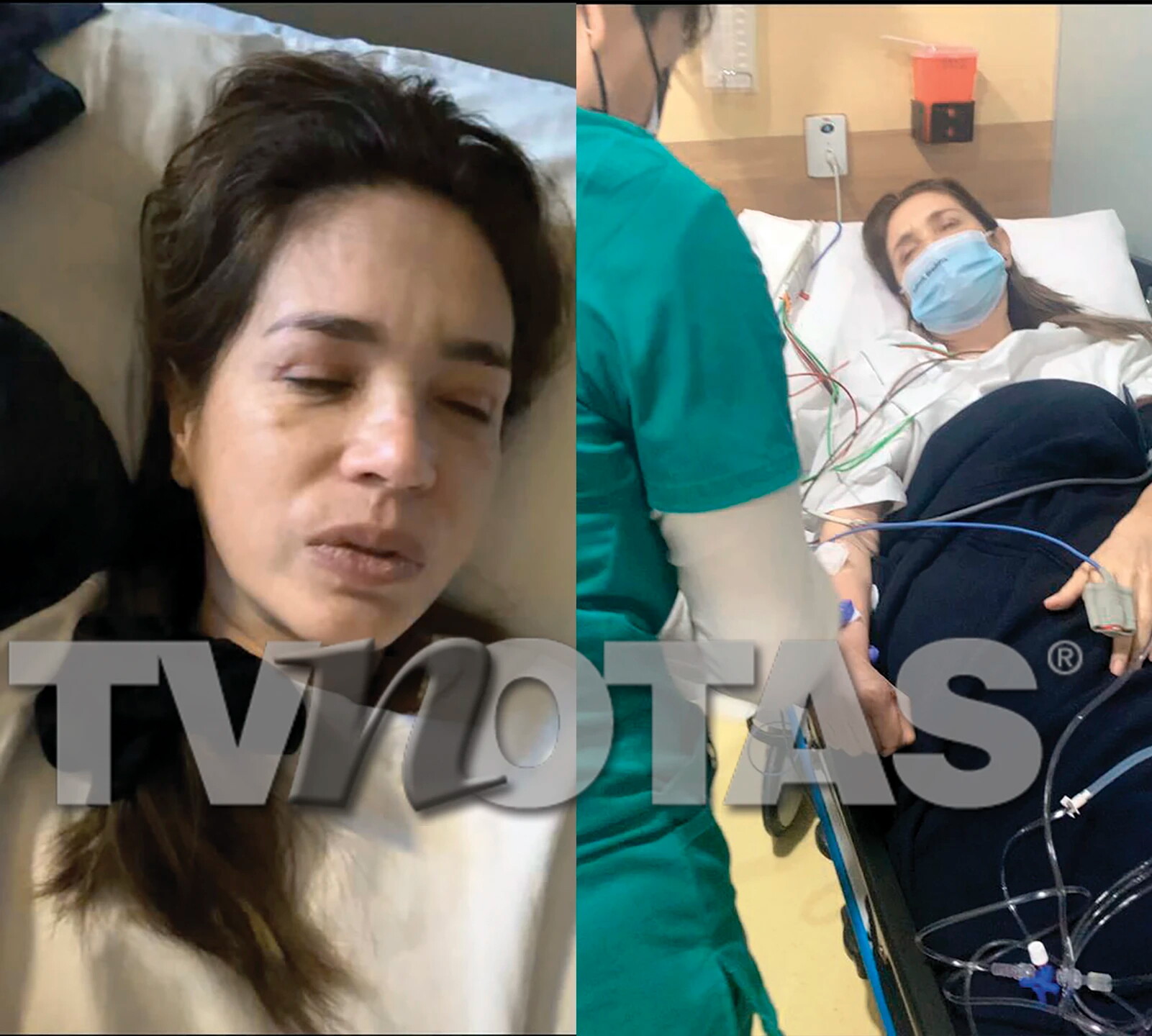Yolanda Andrade fue hospitalizada de urgencias