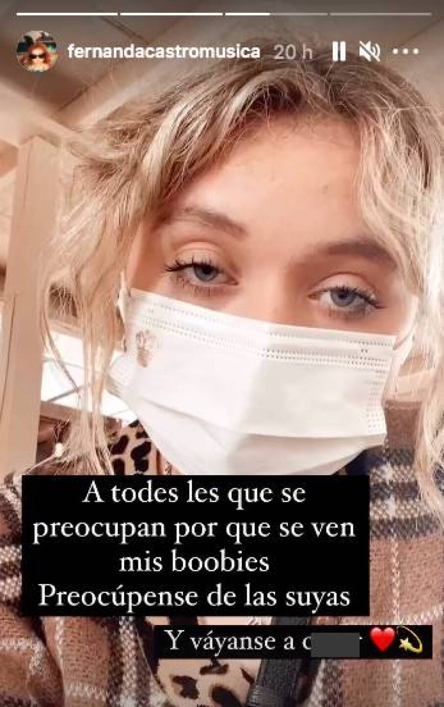 Fernanda Castro mensaje