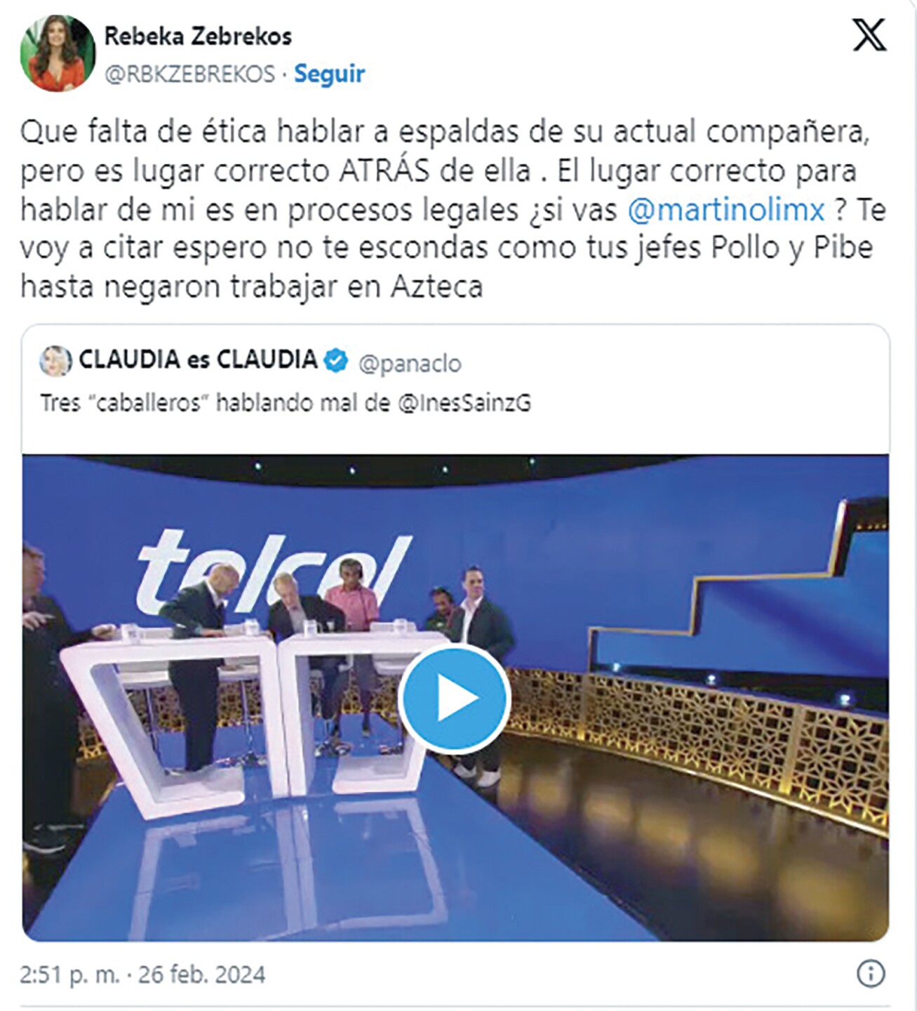 Rebeka Zebrekos foto