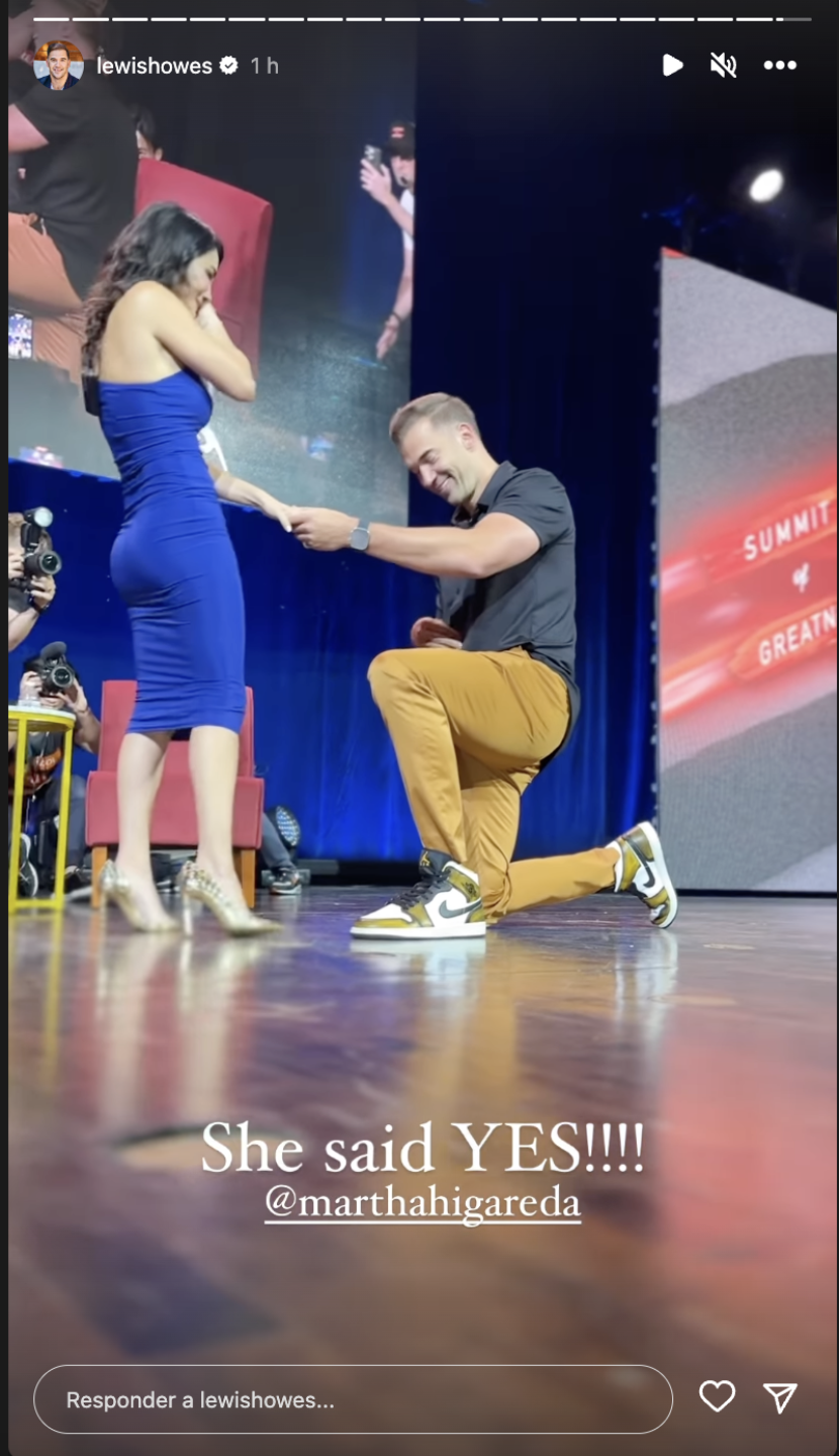 Martha Higadera y Lewis Howes