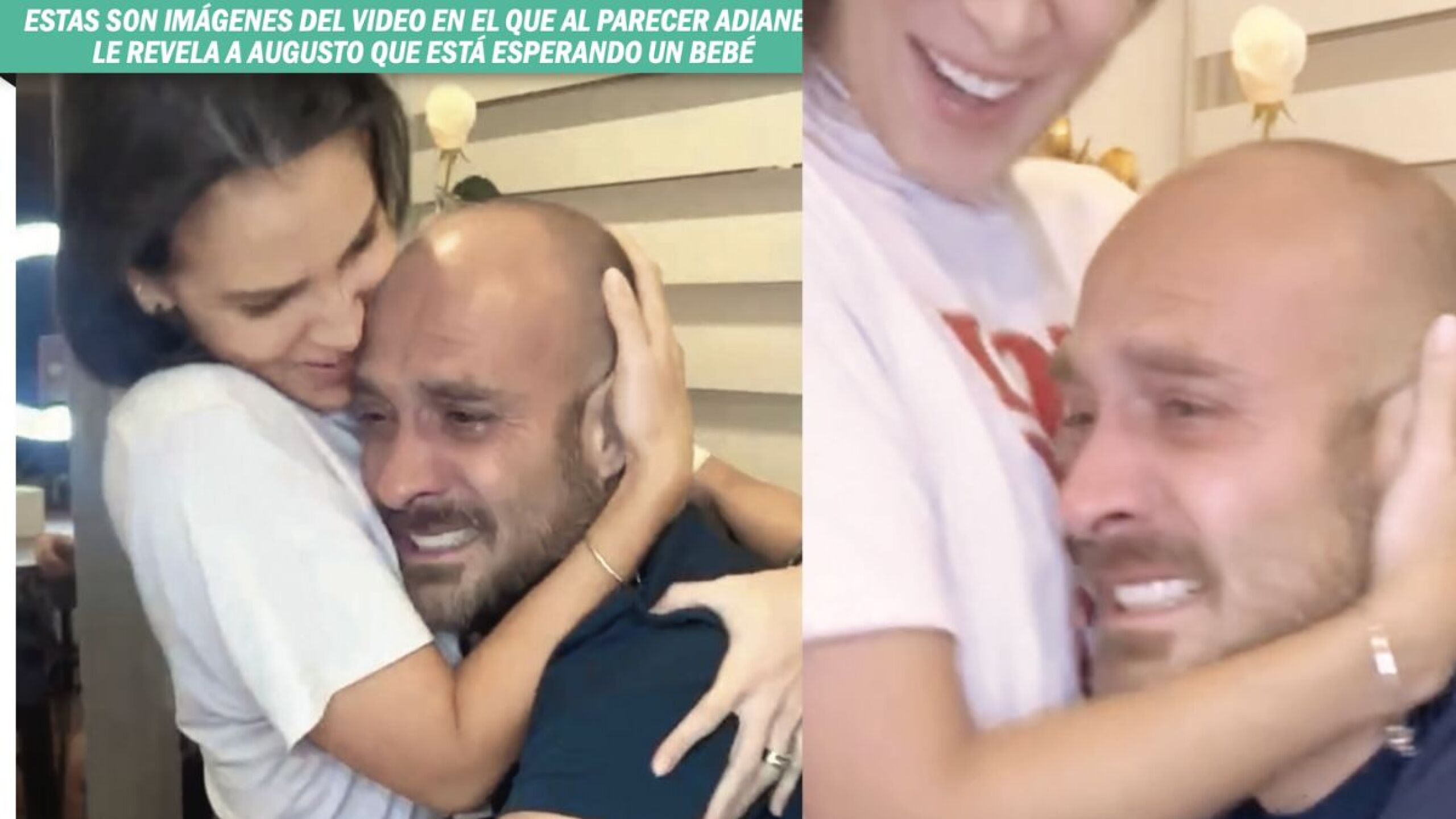 Augusto Bravo y Adianez Fernández se convertirán en papás; así reaccionó él a la noticia