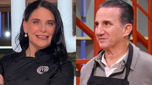 Zahie Téllez y Plutarco Haza