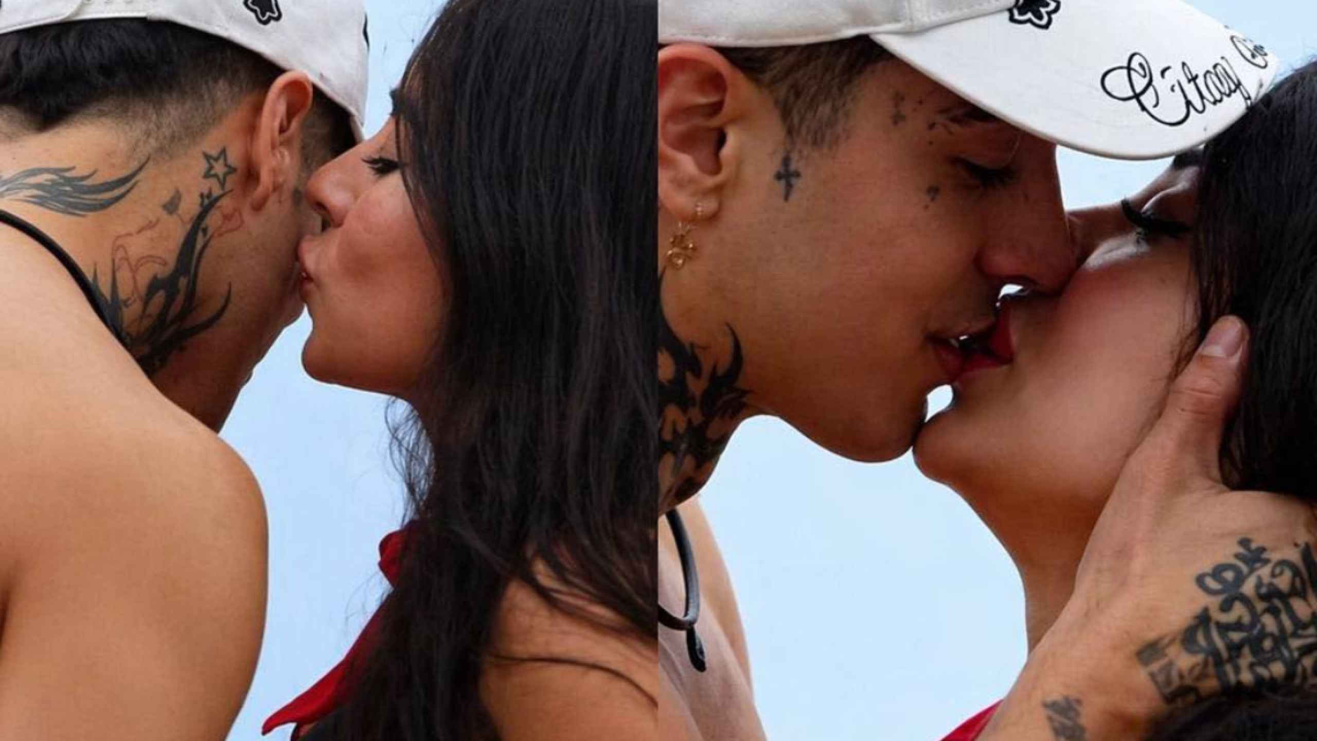 Naim Darrechi y Katy Cardona