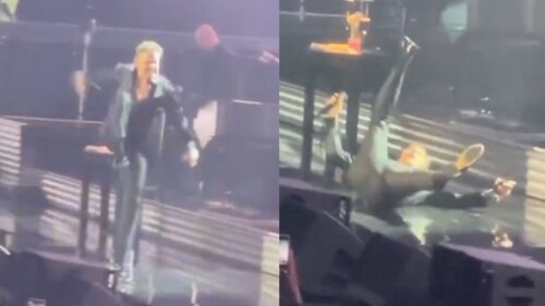 Luis Miguel se cayó en la Arena Ciudad de México