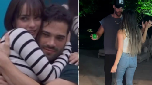 Alana Lliteras y Guty Carrera muy juntitos