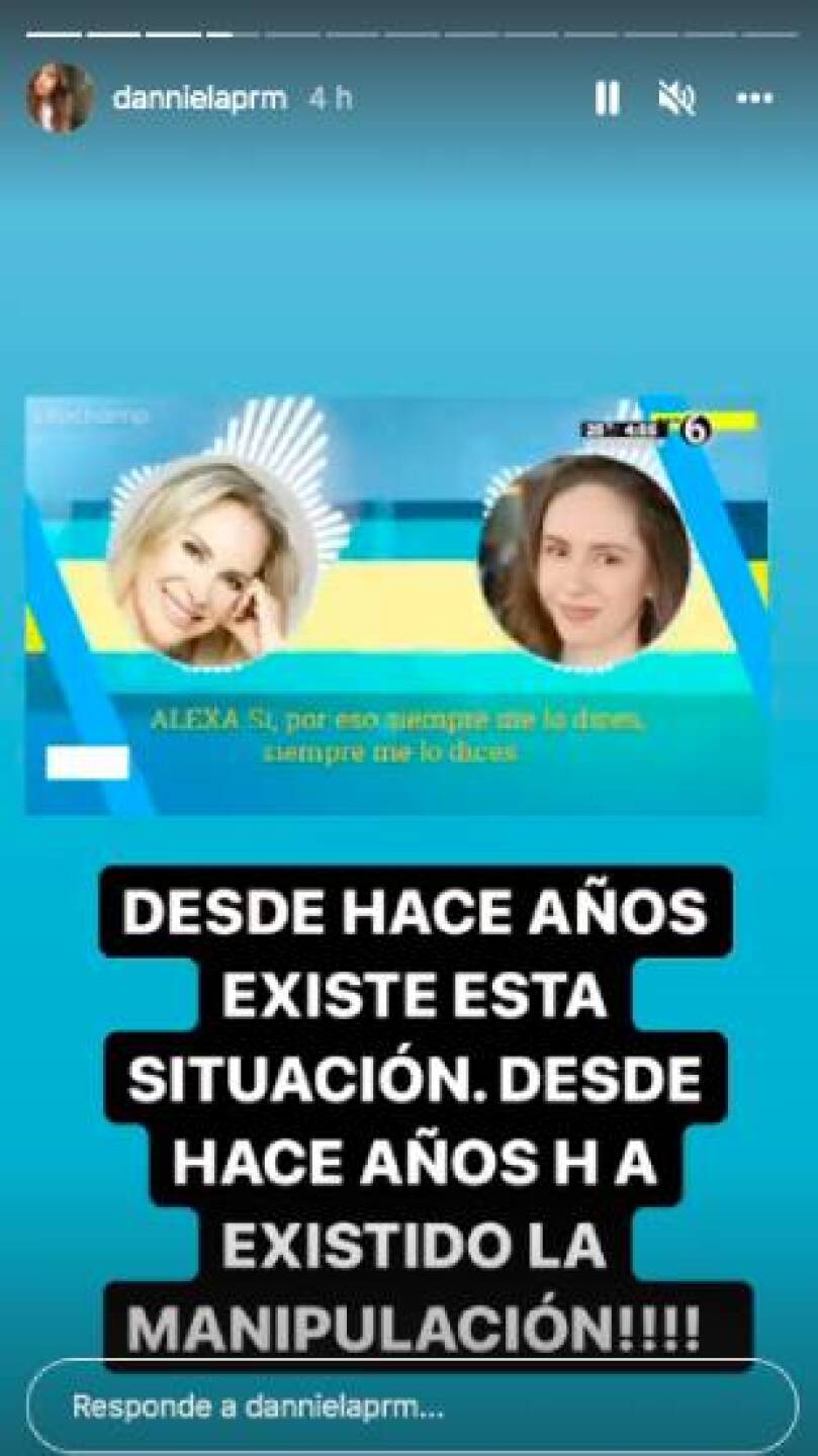 Daniela Parra reacciona a comunicado