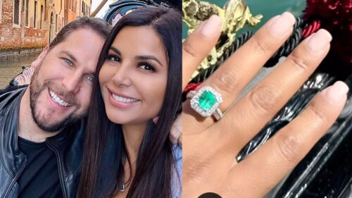 Aleida Núñez se compromete con Martín Babilotte