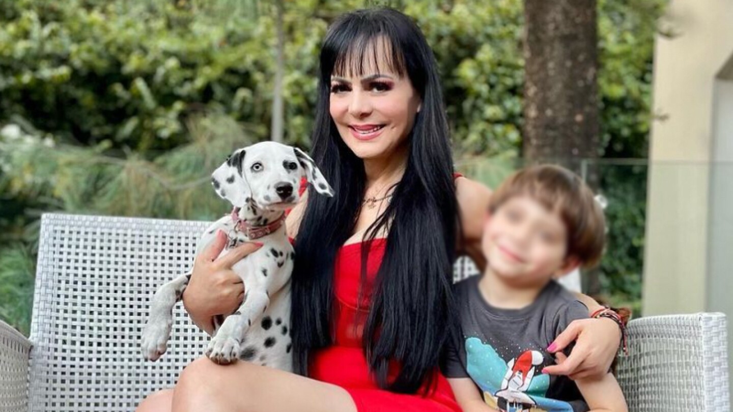Maribel Guardia y su nieto juntos