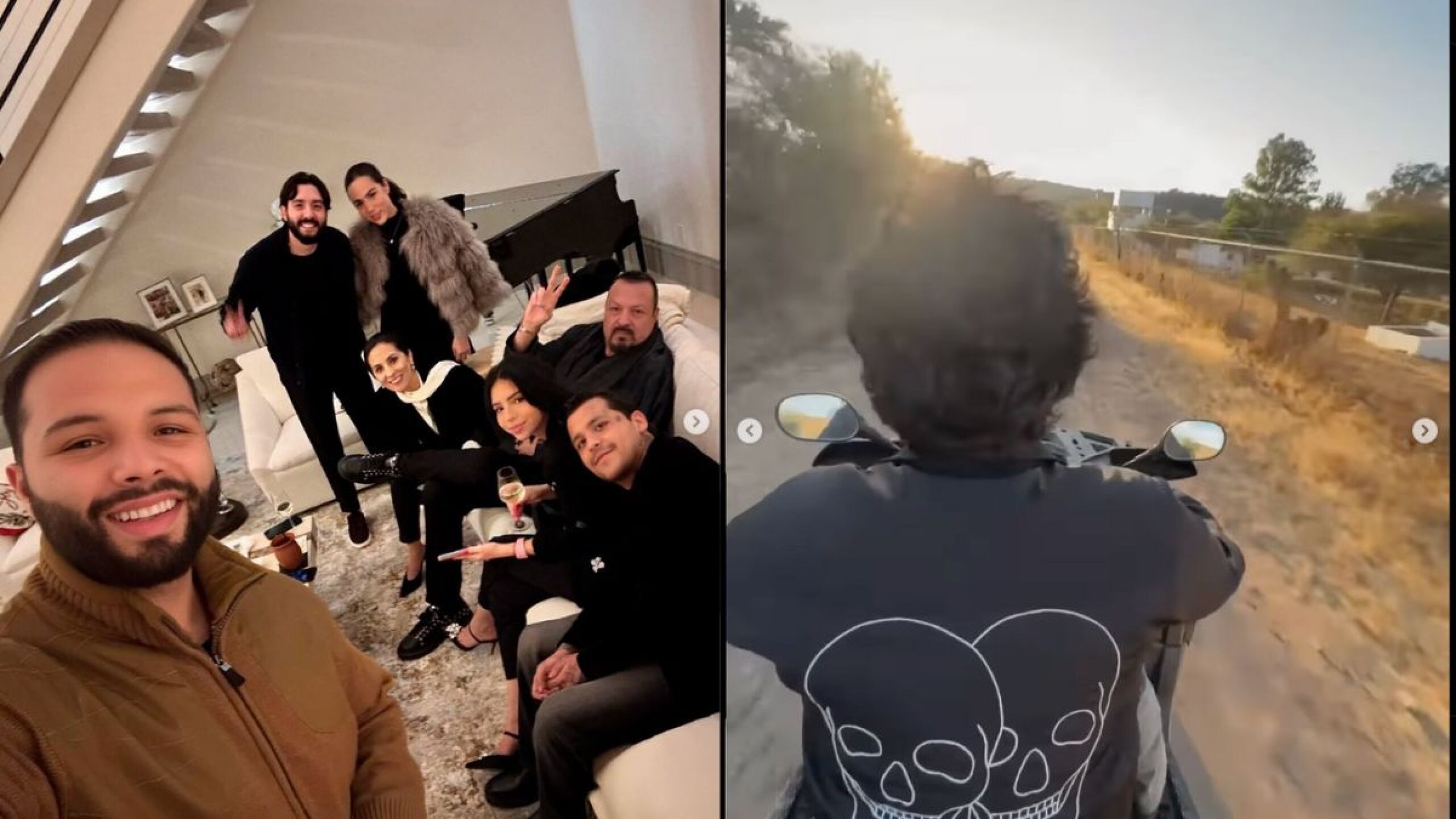 Ángela Aguilar termina con rumores y comparte fotos familiares junto a Christian Nodal