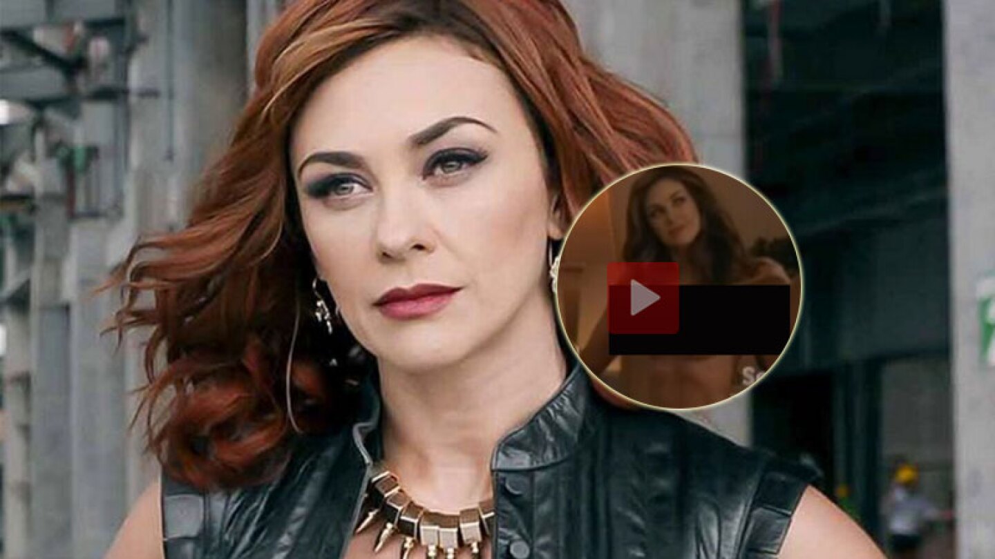 Aracely Arámbula desnuda en la telenovela La Doña, de Telemundo.