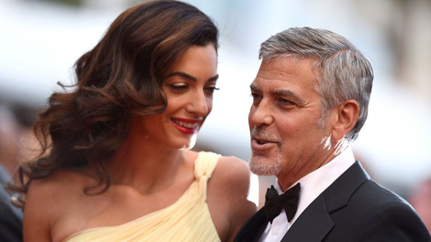 George Clooney y Amal n.