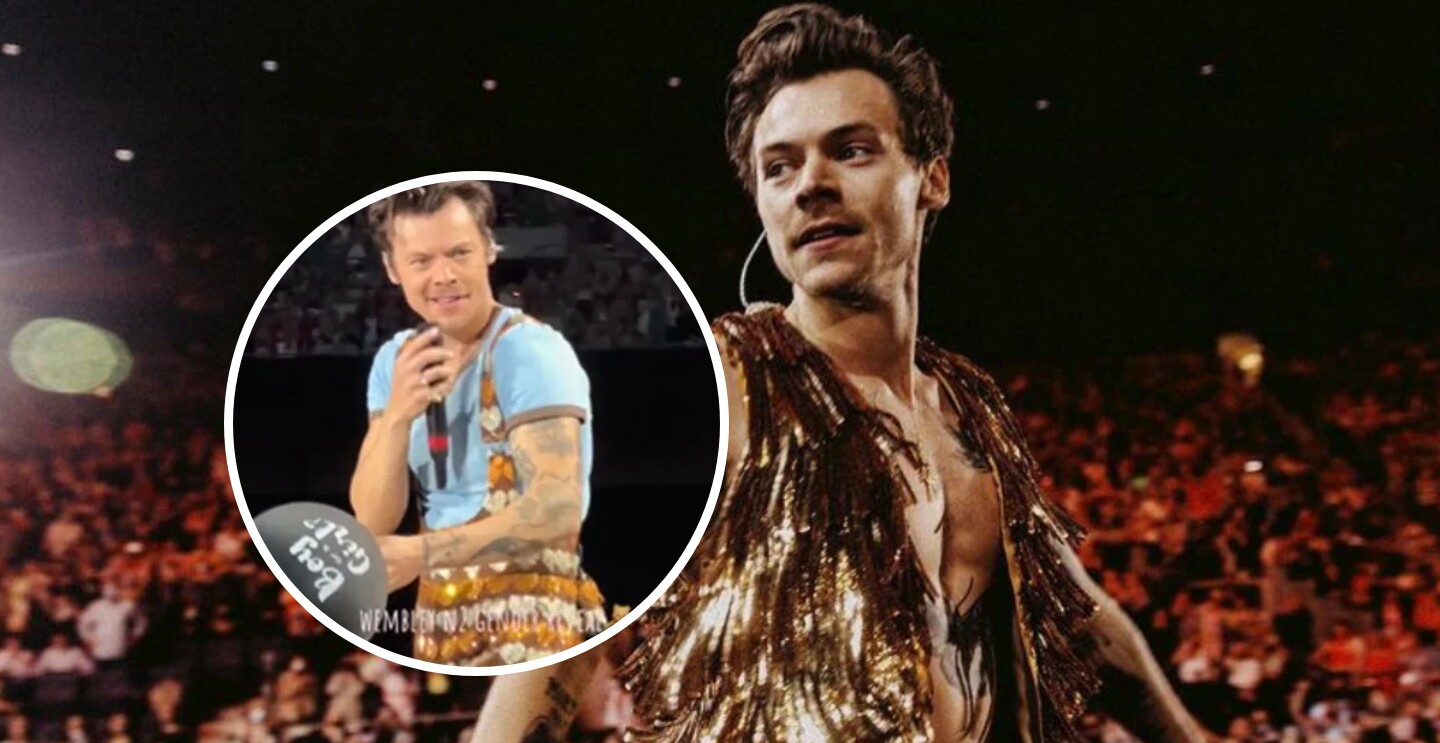 Harry Styles ayuda a fan con su gender reveal de su bebé