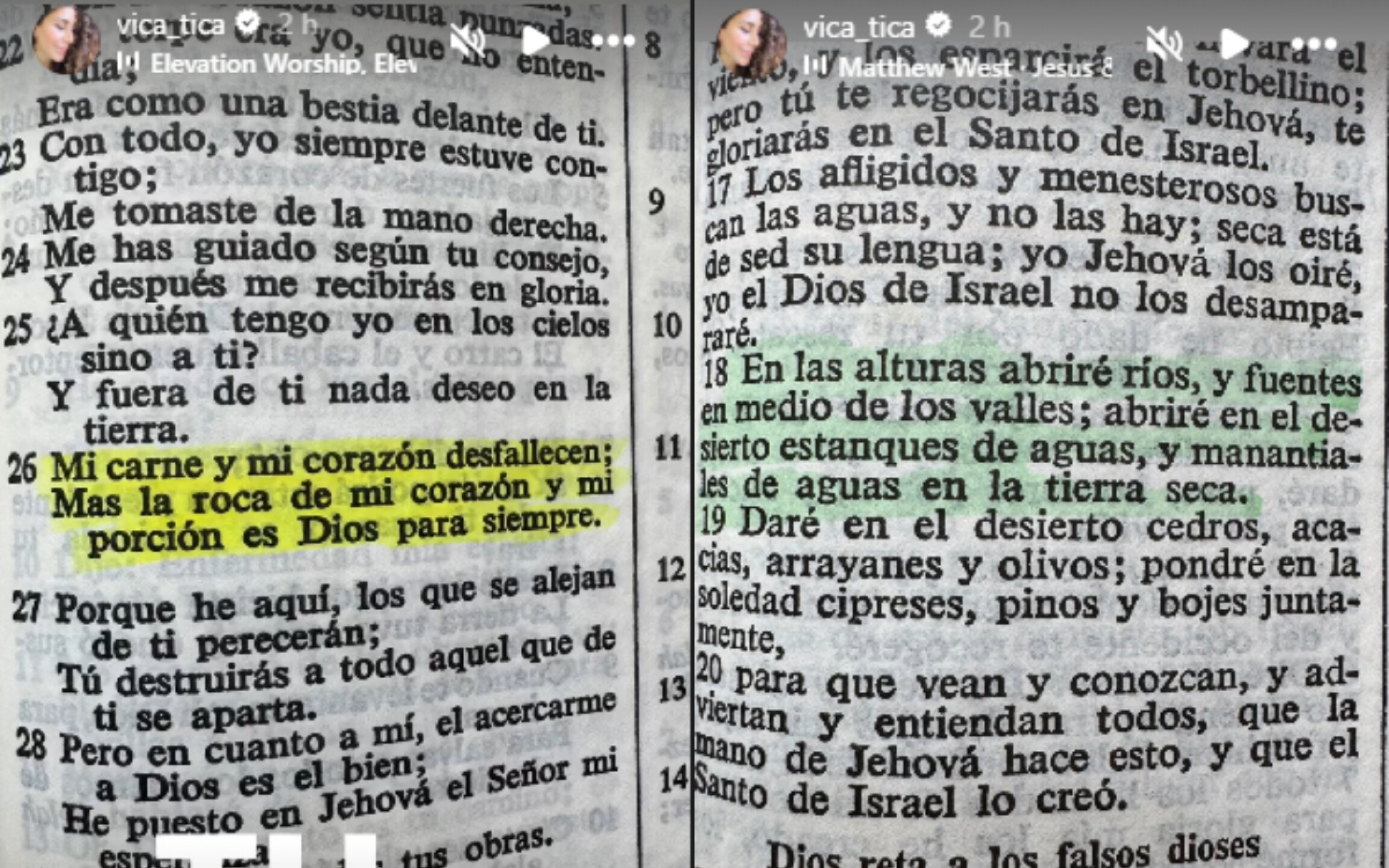 Mensaje Vica Andrade