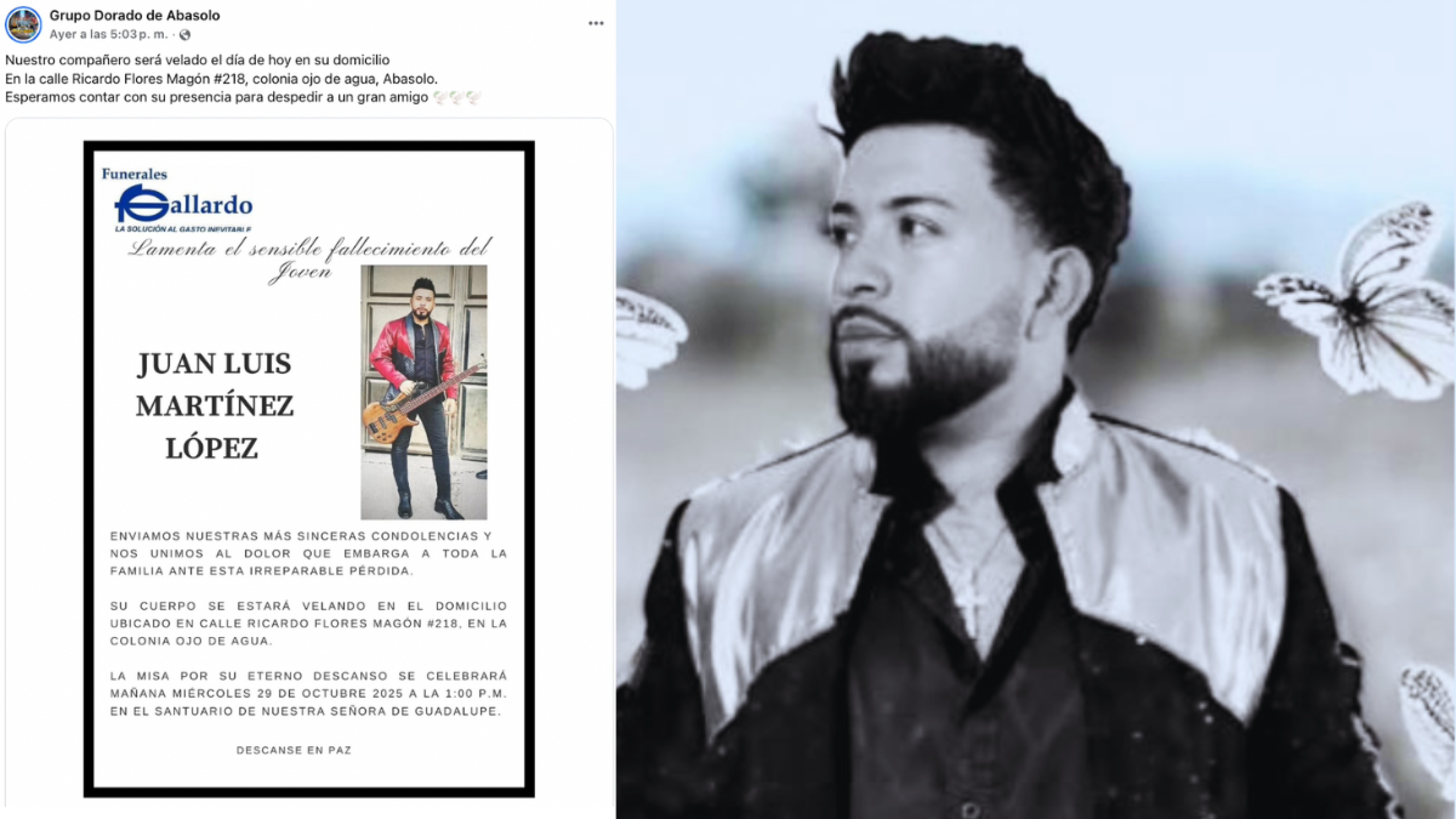 Muerte de 'el Bosho' Juan Luis Martínez