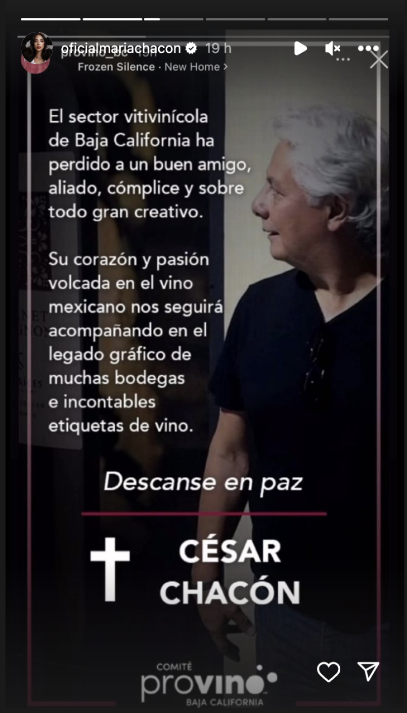 María Chacón y su padre