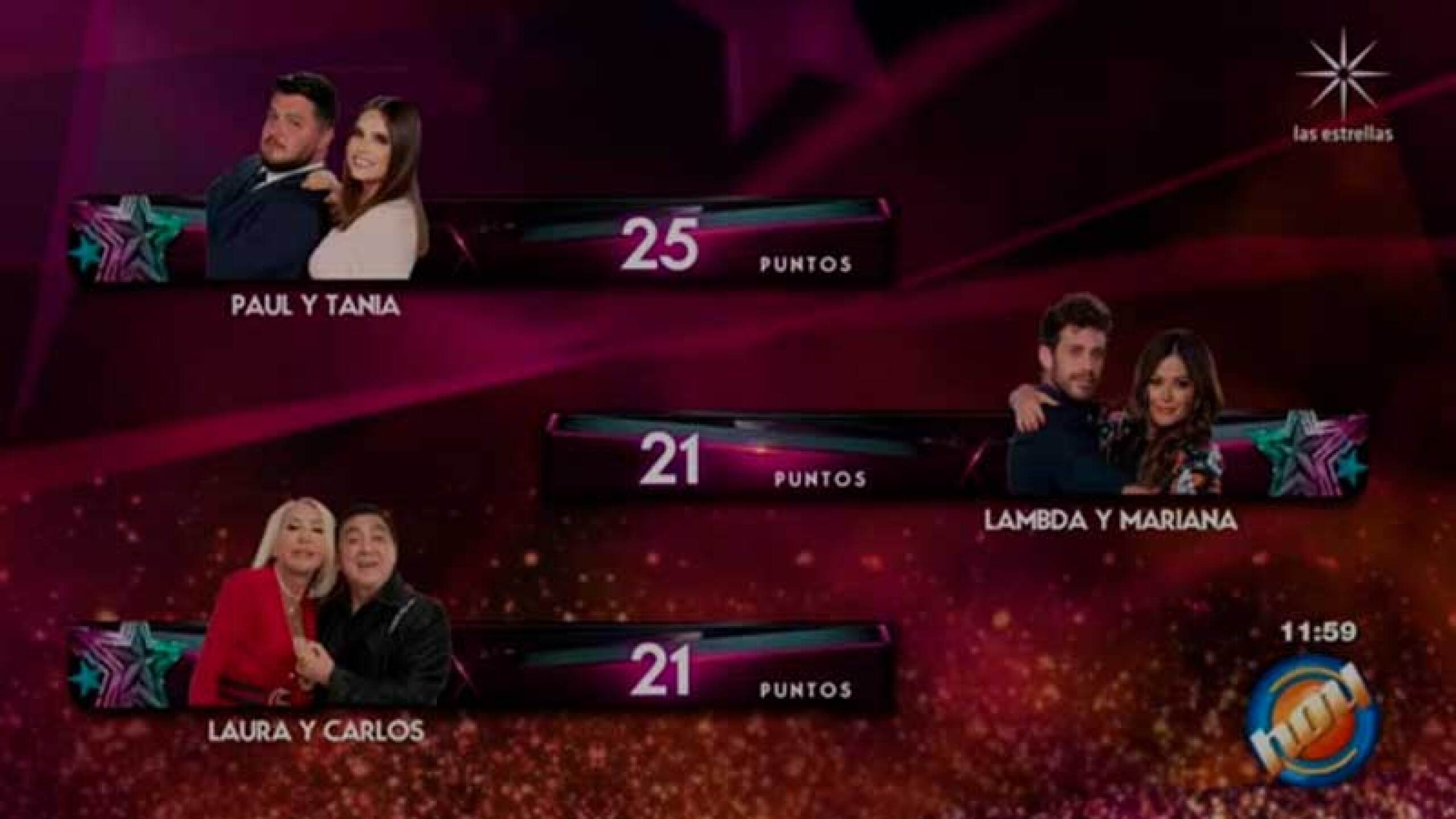 Paul y Tania Lideran la tabla