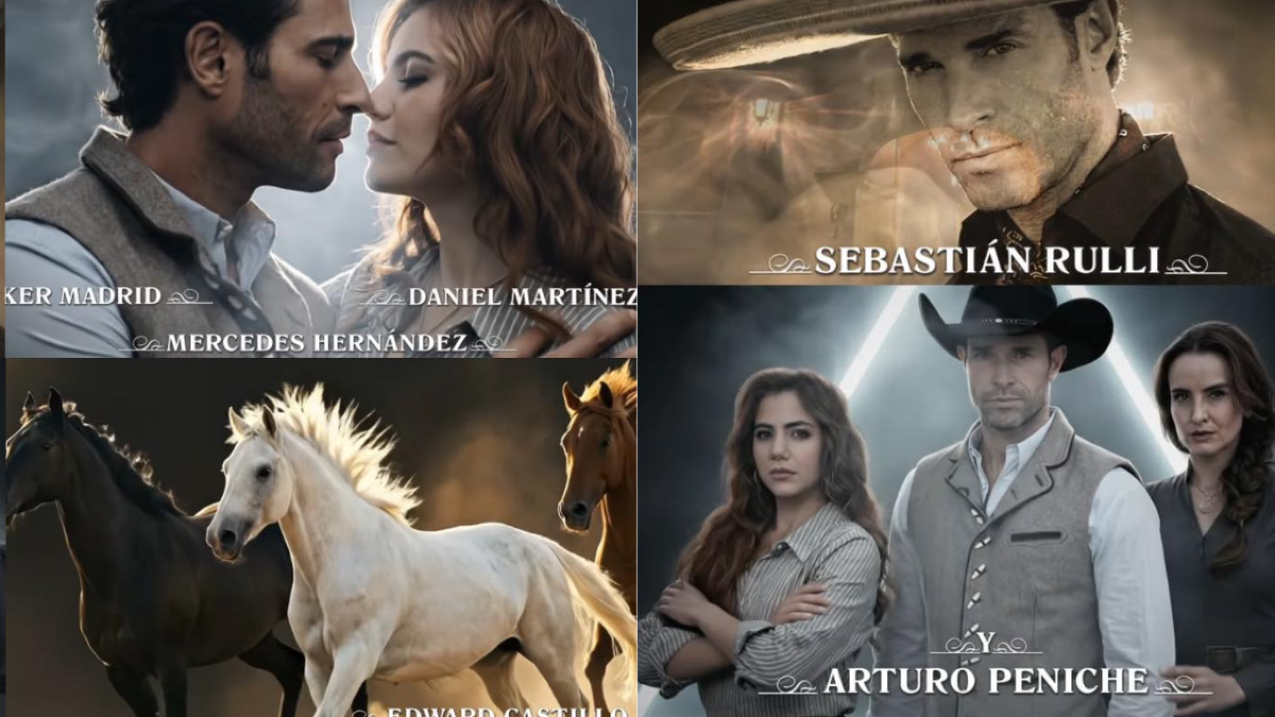 Entrada de telenovela 'Mi rival' hecha con inteligencia artificial.