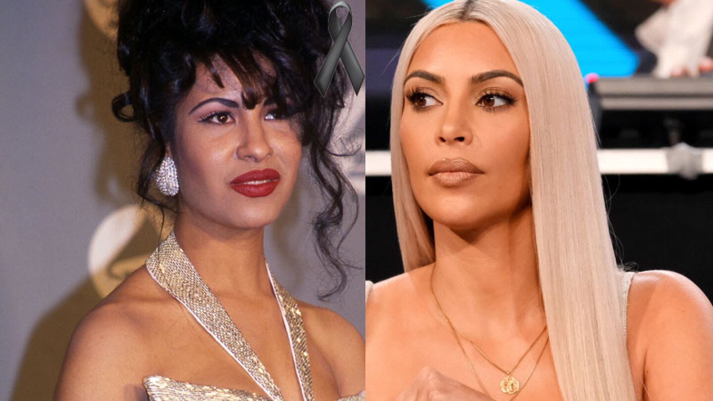 Kim se quiso lucir disfrazada como Selena y en licra remarcó toda su intimidad