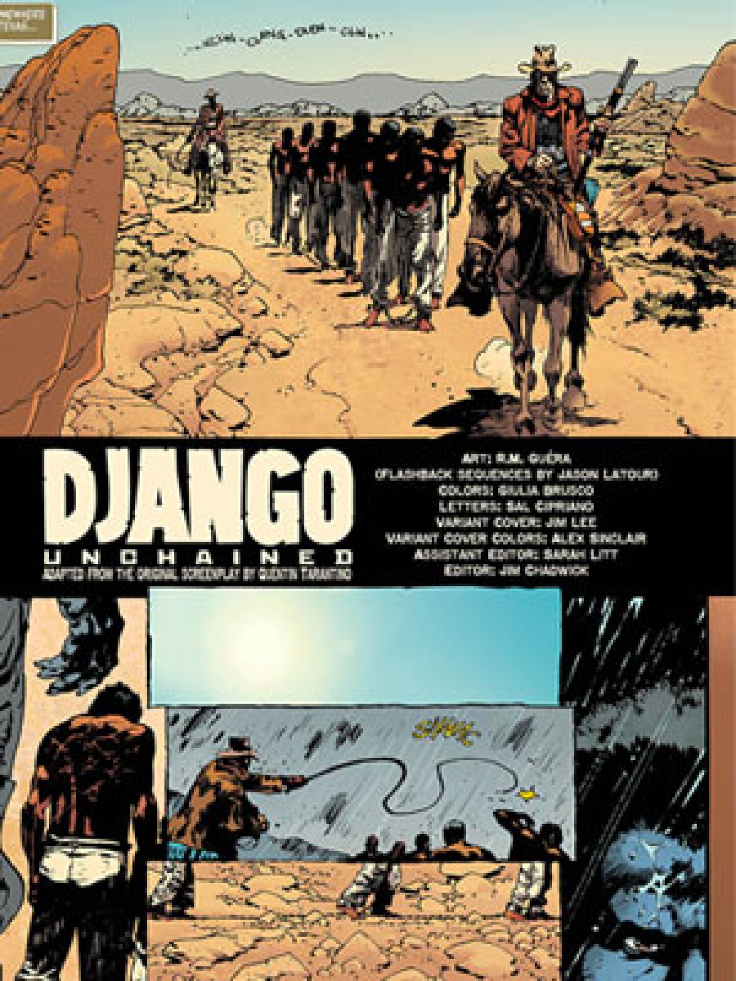 El cómic de 'Django Sin Cadenas' es más extenso que la película.