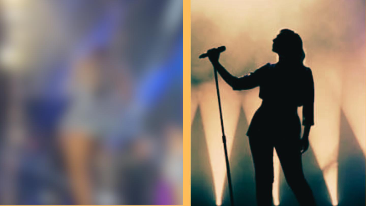 Cantante, silueta