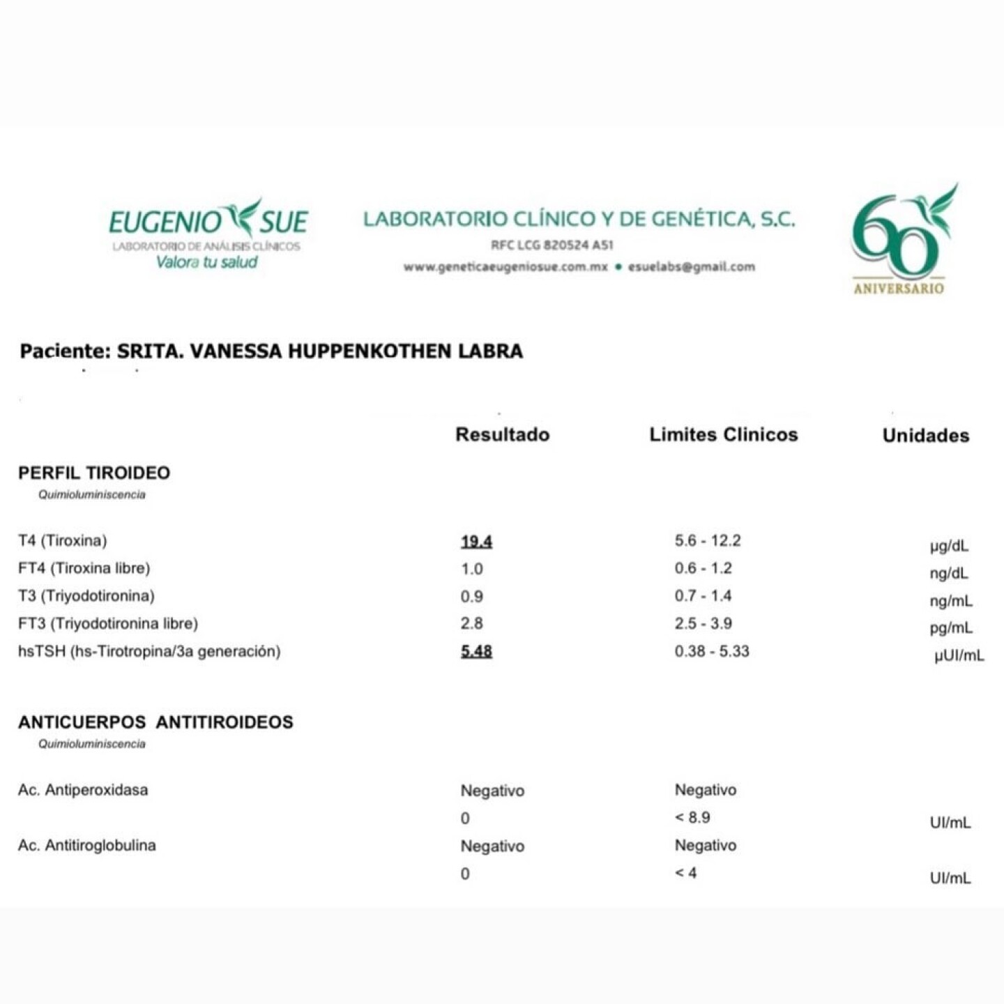 Vanessa Huppenkothen comparte su lucha con enfermedad