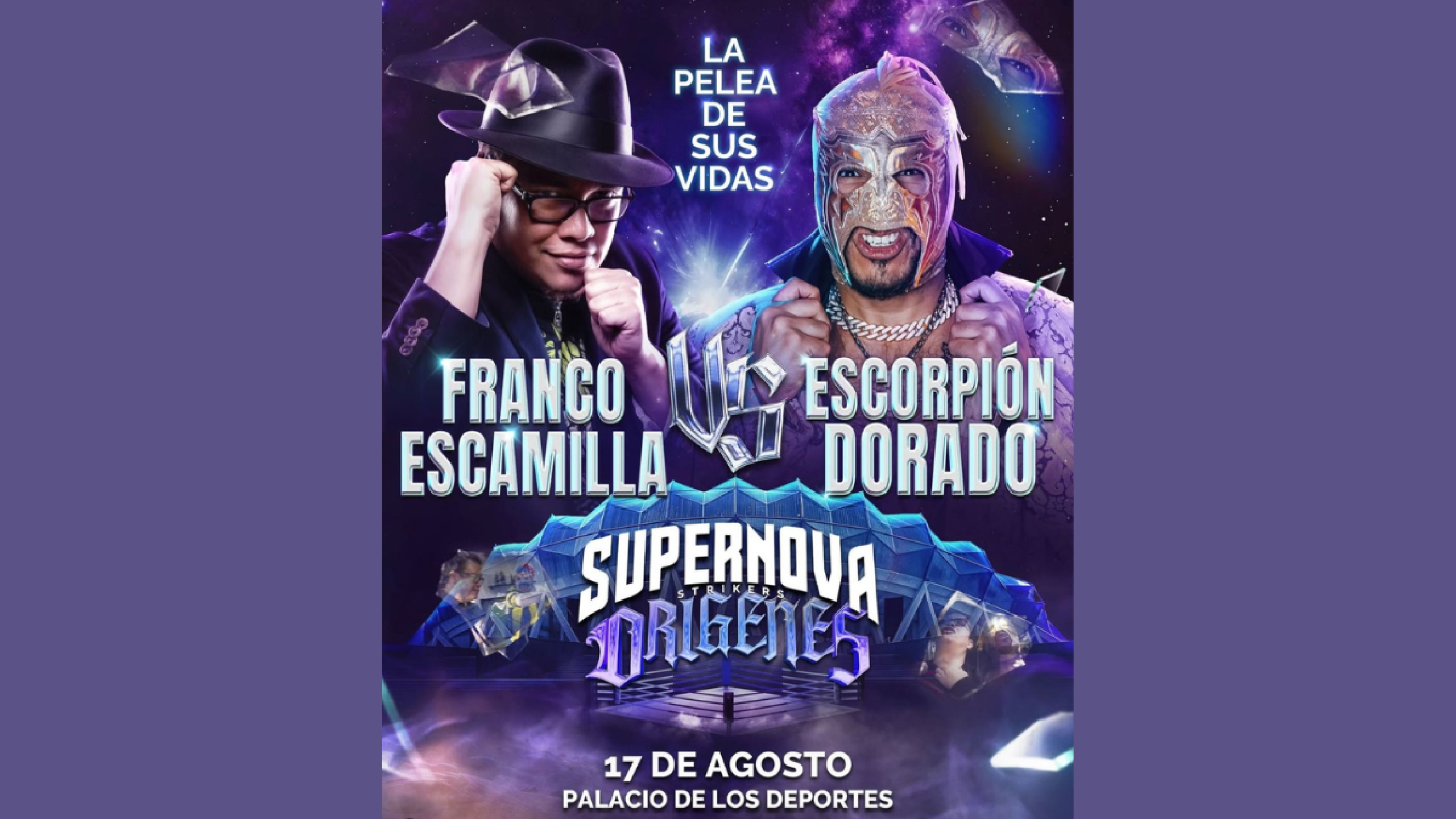 Franco Escamilla se enfrentará en una pelea de box con el Escorpión dorado el 17 de agosto de 2025