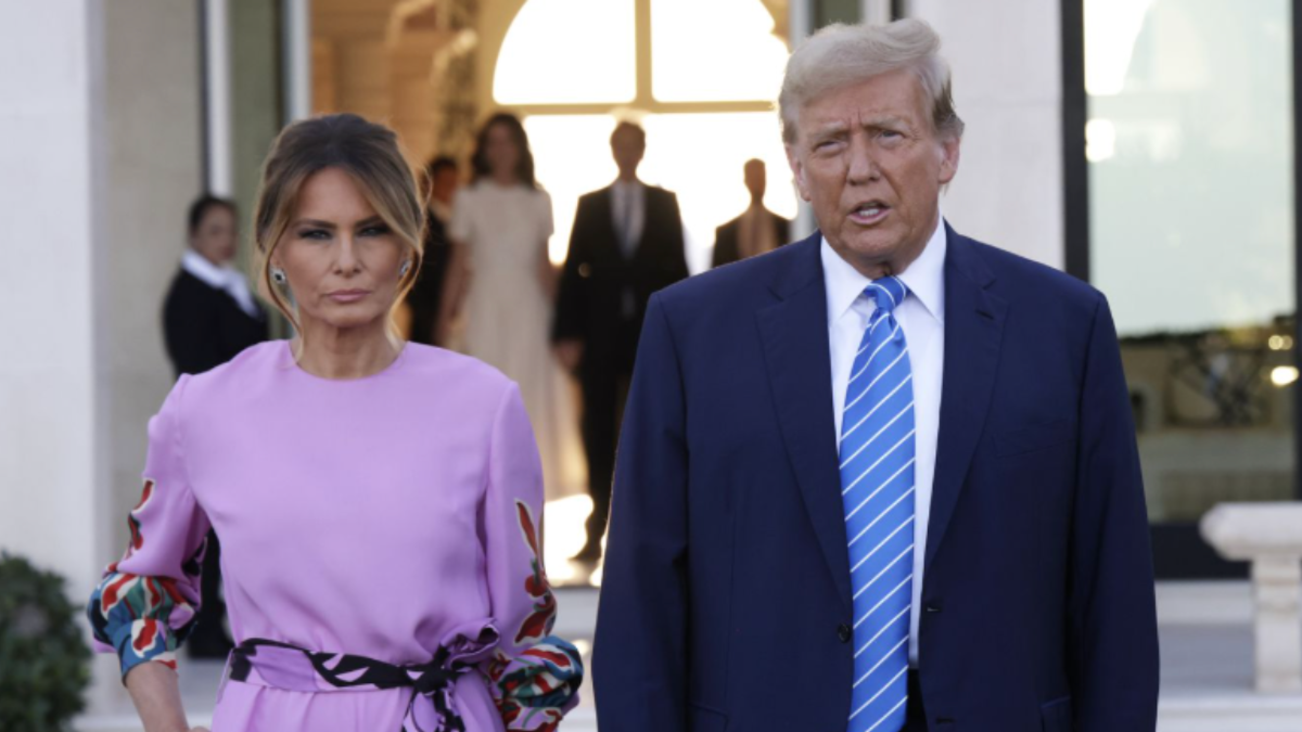 Melania Trump y Donald Trump