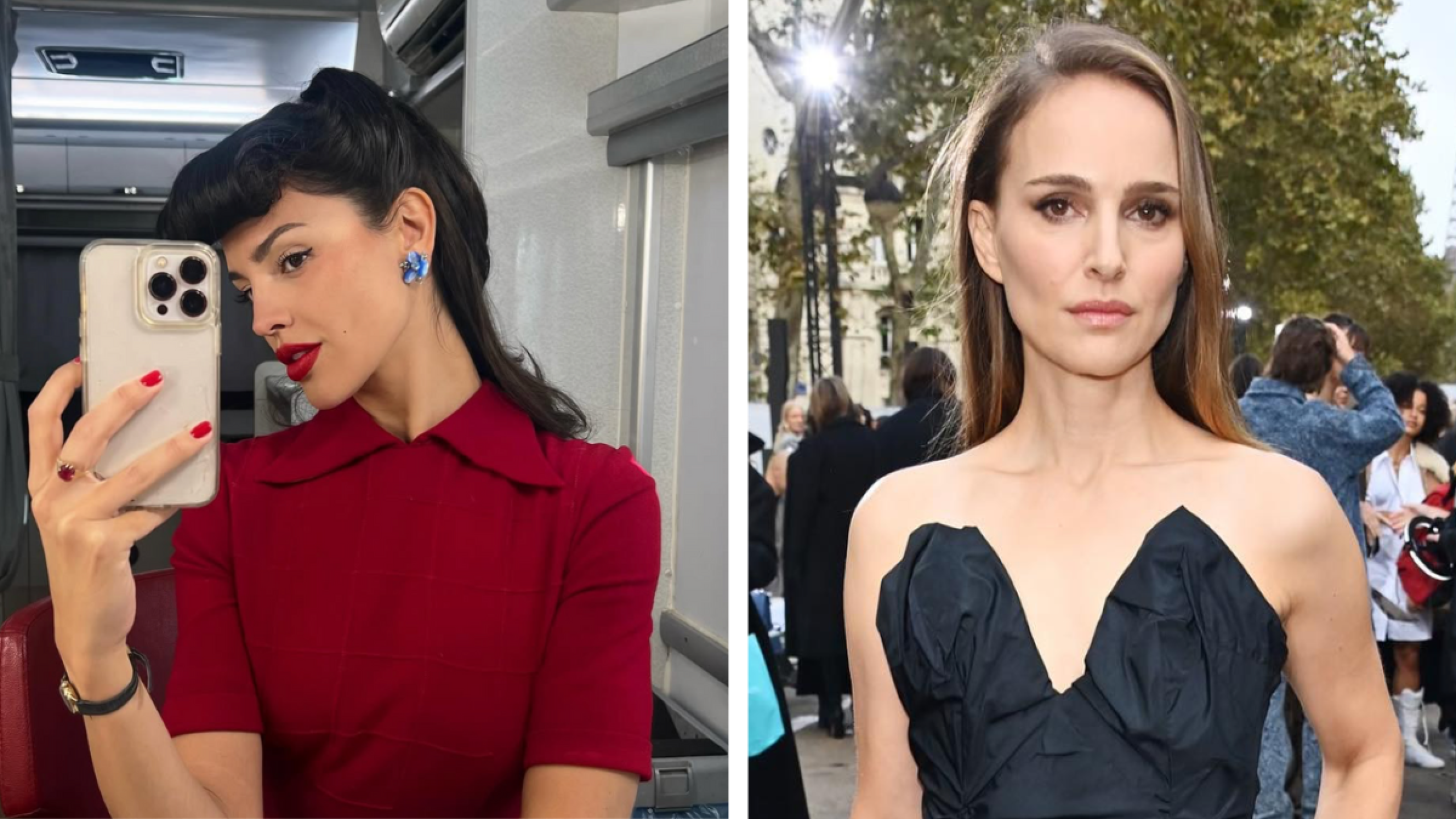 Eiza González y Natalie Portman
