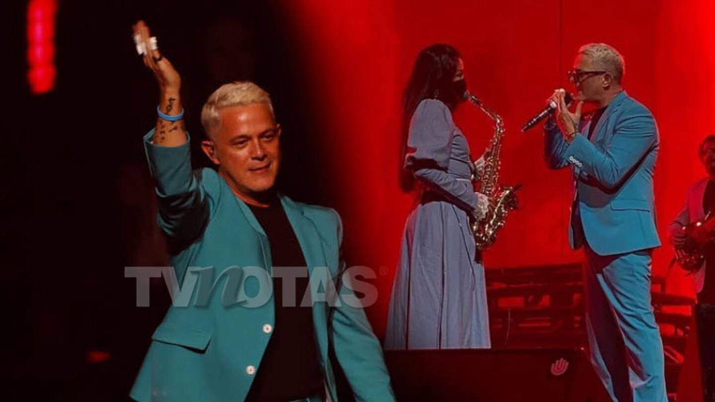 María Elena Ríos fue invitada al concierto de Alejandro Sanz