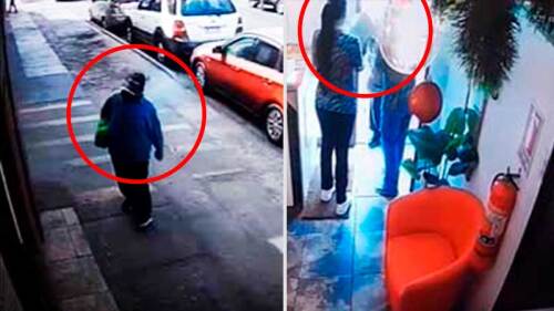 Video: Joven se roba cosas de una estética y su propio padre la exhibe