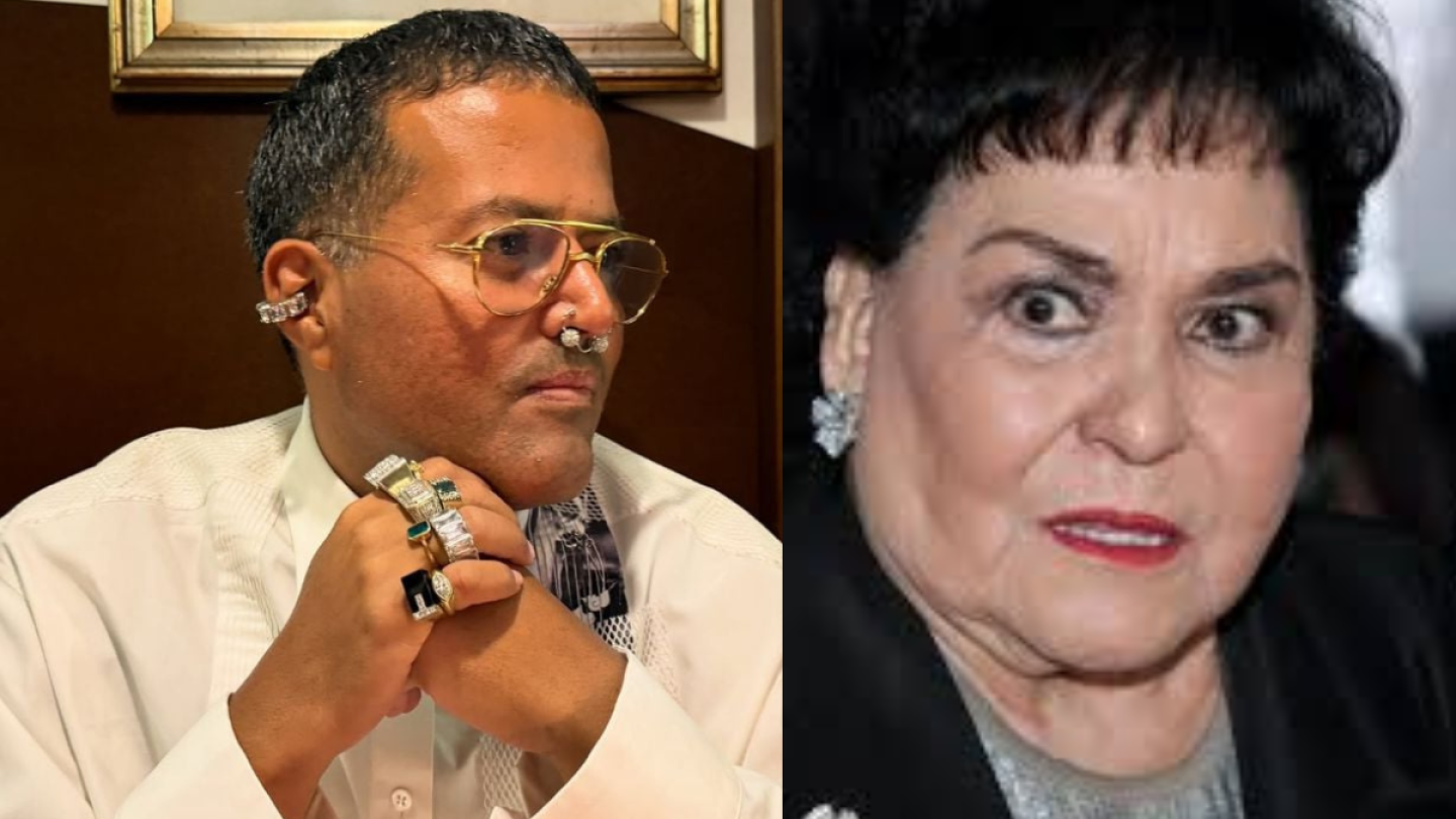 Sticker Aldo Rendon Aldo Rendón revela que le vio “todo” a Carmen Salinas ¿eran “las chich ...