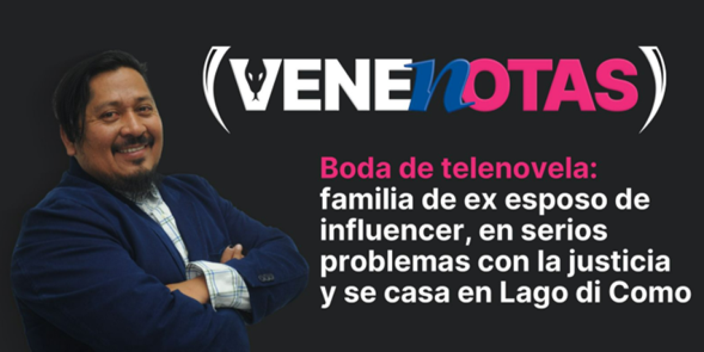 Luis Carriles, 'Venenotas', boda de telenovela