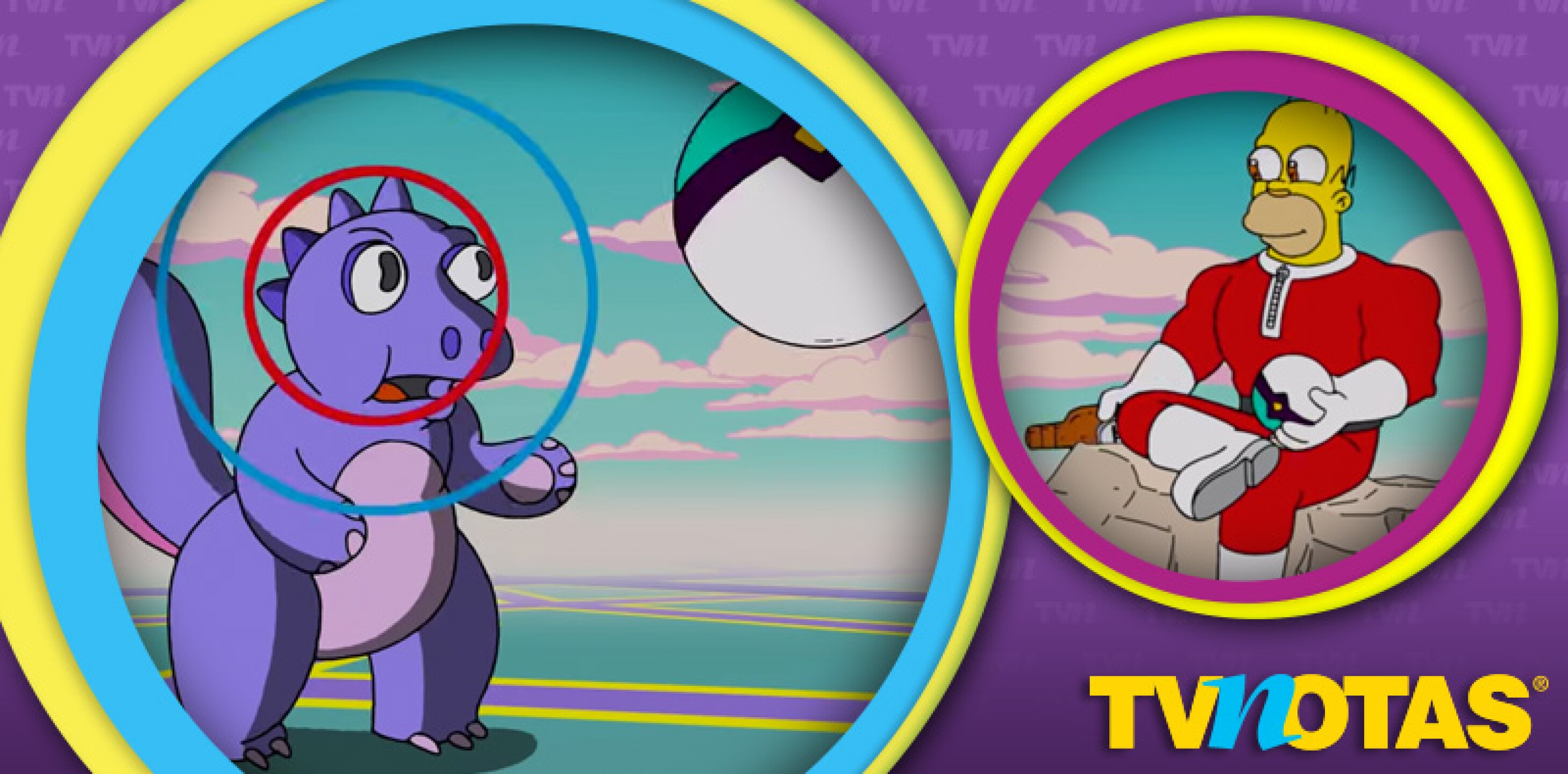 Homero y Lisa Simpson quieren ser maestros Pokémon