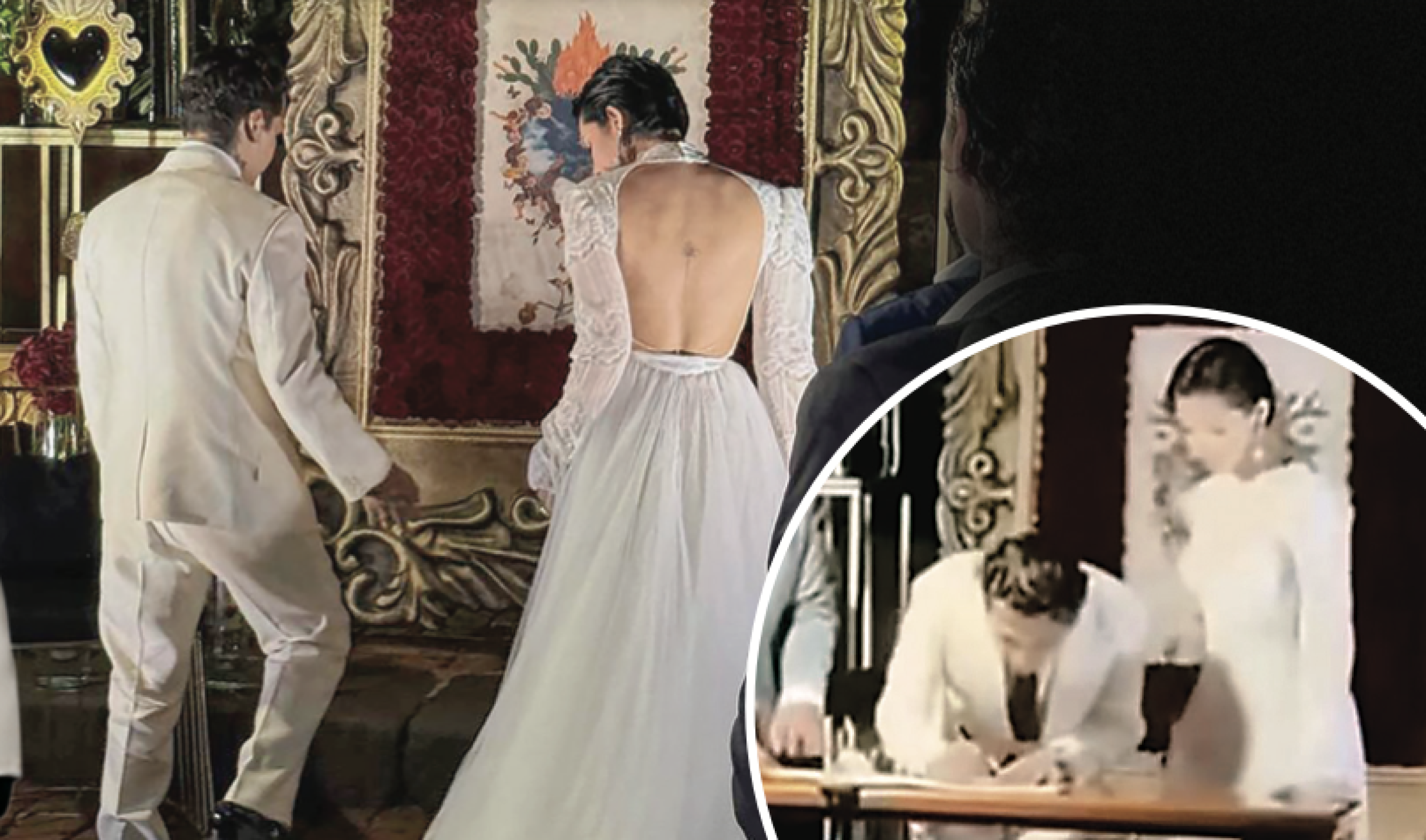 Boda civil de Ángela y Nodal