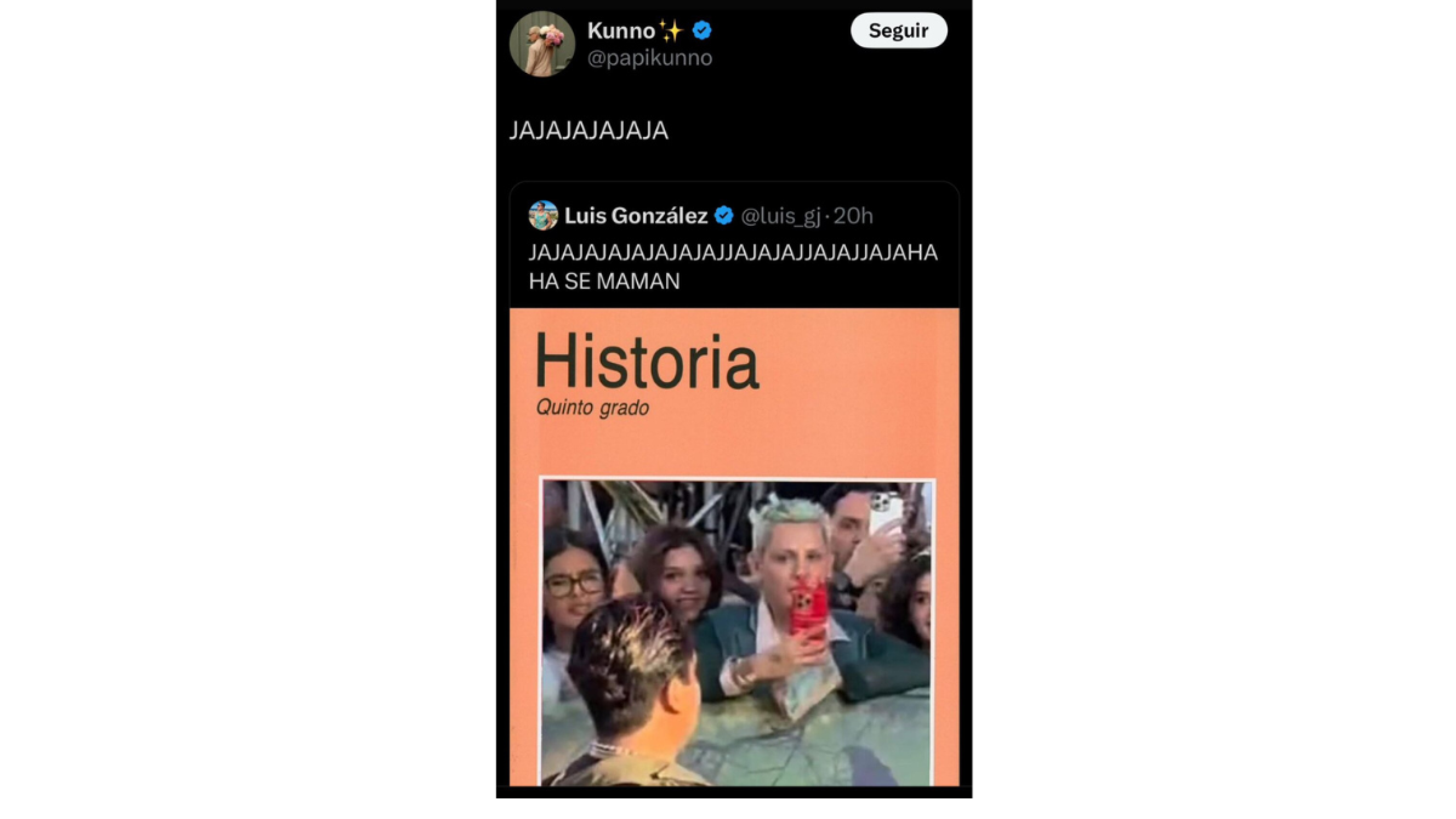 Kunno se burló de Ricardo Peralta