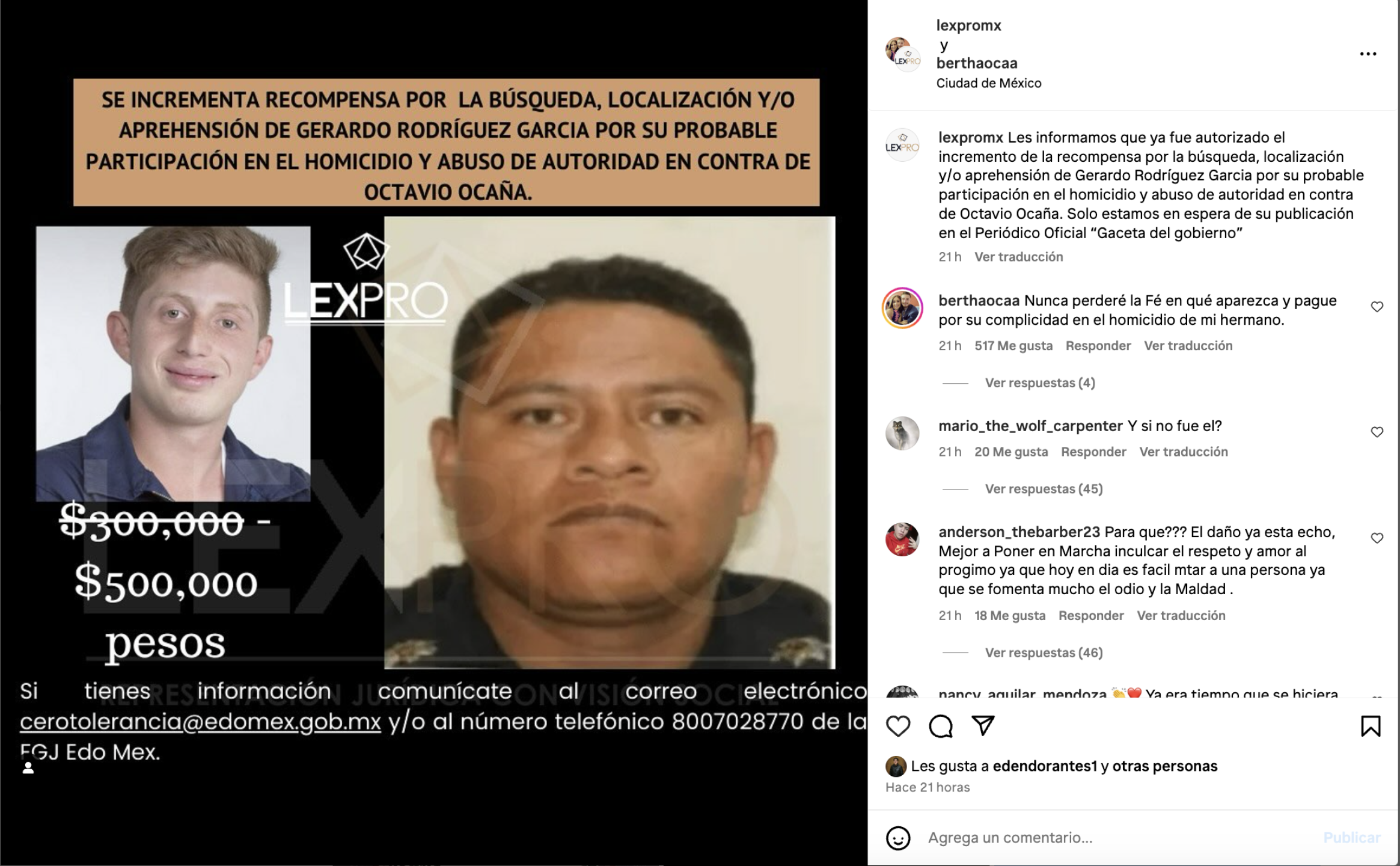 Caso Octavio Ocaña: Gerardo N