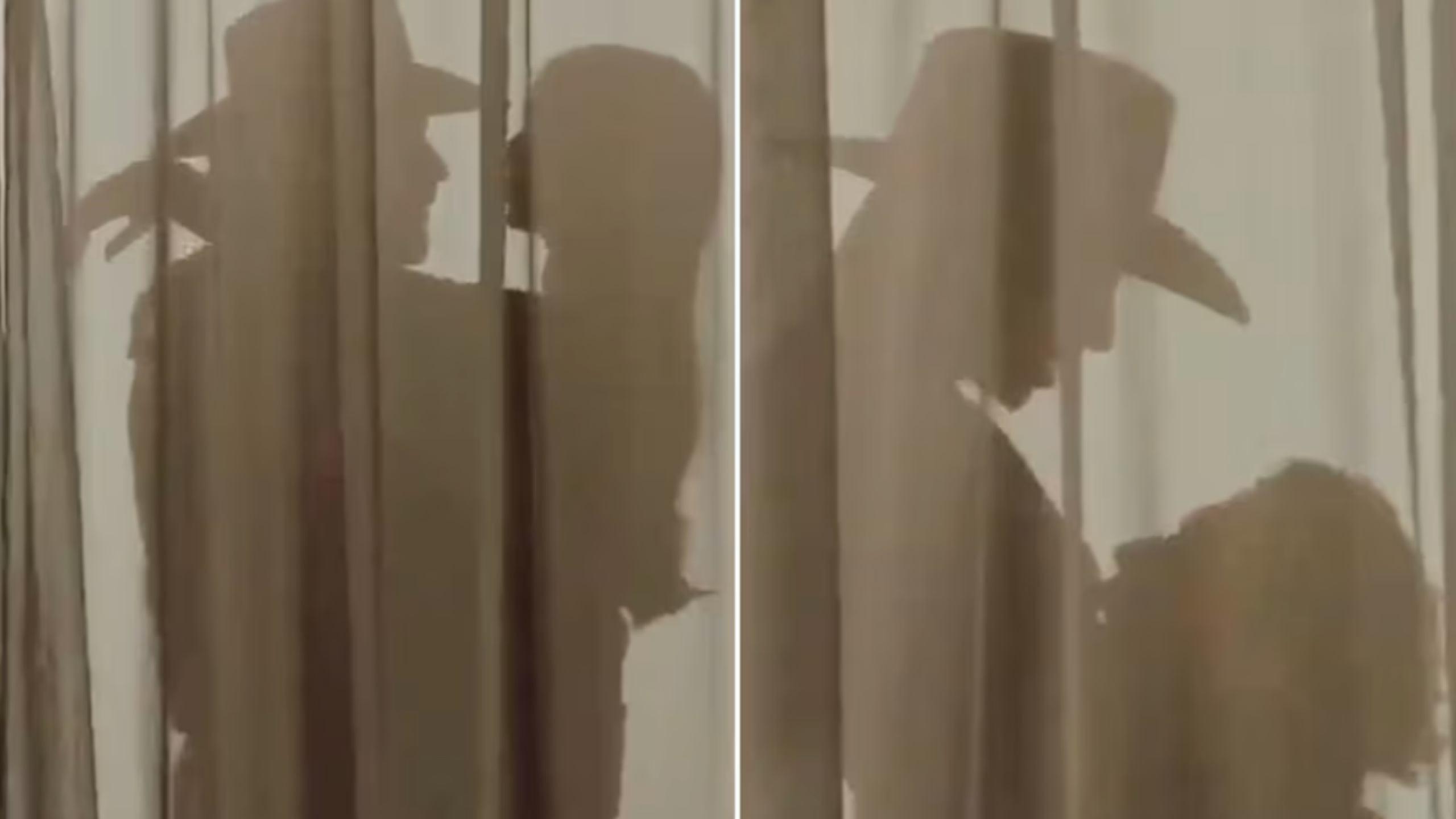 Ángela y Christian Nodal en sombras