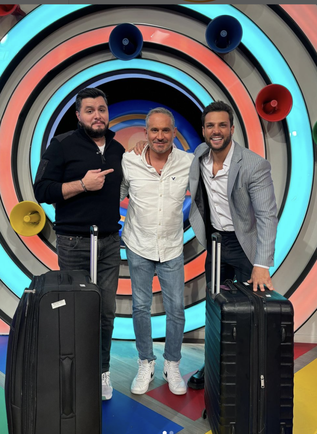 Nicola Porcella, Arath de la Torre y Paul Stanley