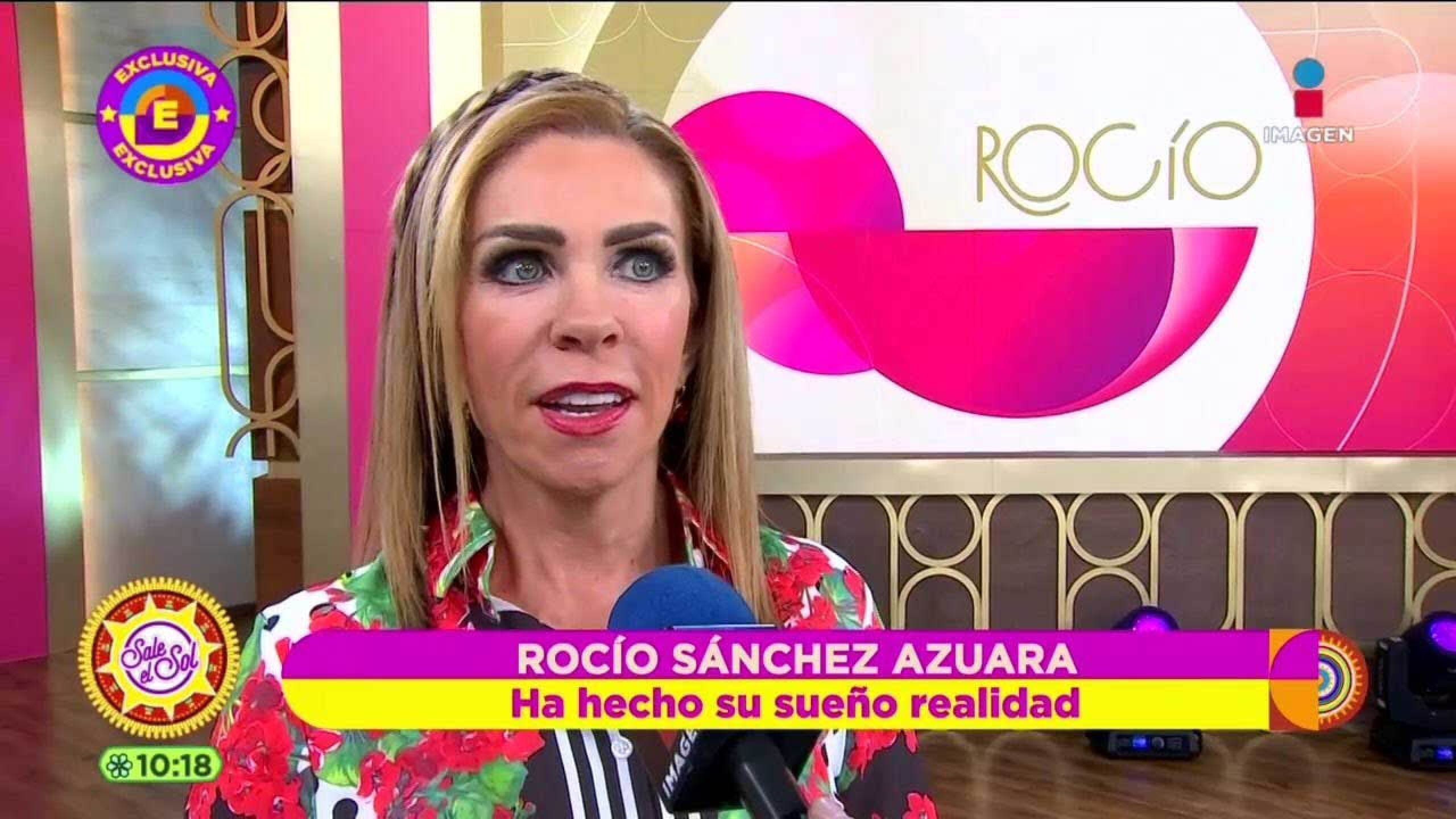 Primeras imágenes del regreso de Rocío Sánchez Azuara a TV Azteca