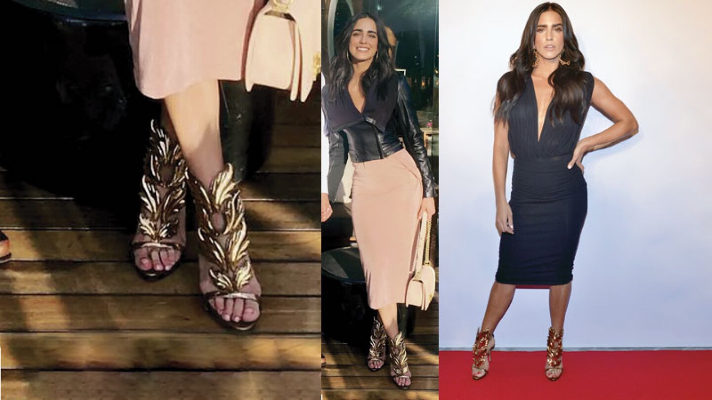 Bárbara de Regil parece retrato con sus zapatos, ¡y cómo no, si le costaron 30 mil pesos!