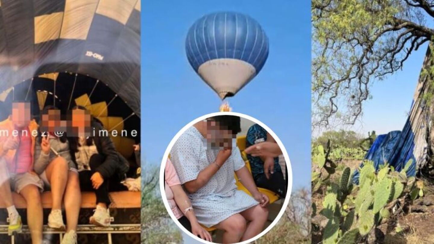 Tragedia en Teotihuacan: Detienen a presunto piloto de globo aerostático cuando llegaba al hospital