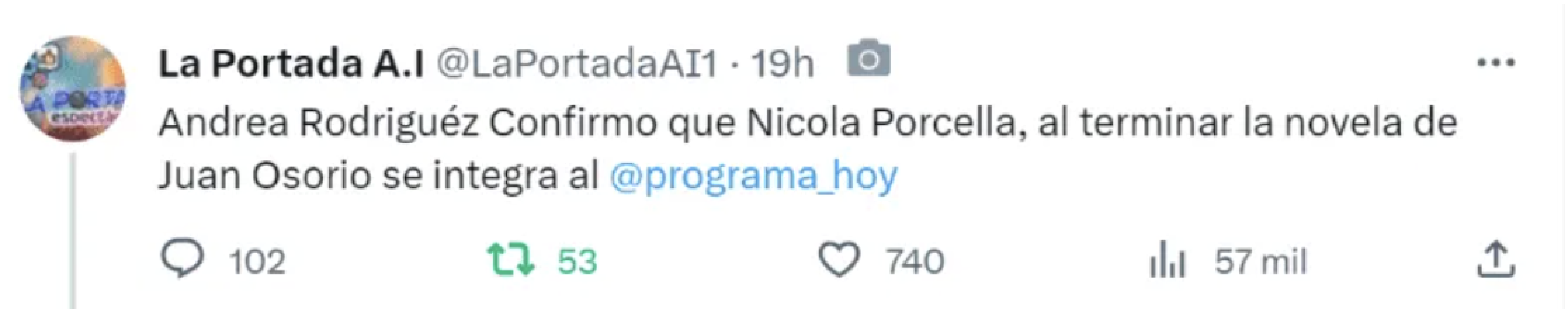 Revelan cambios en el Programa Hoy