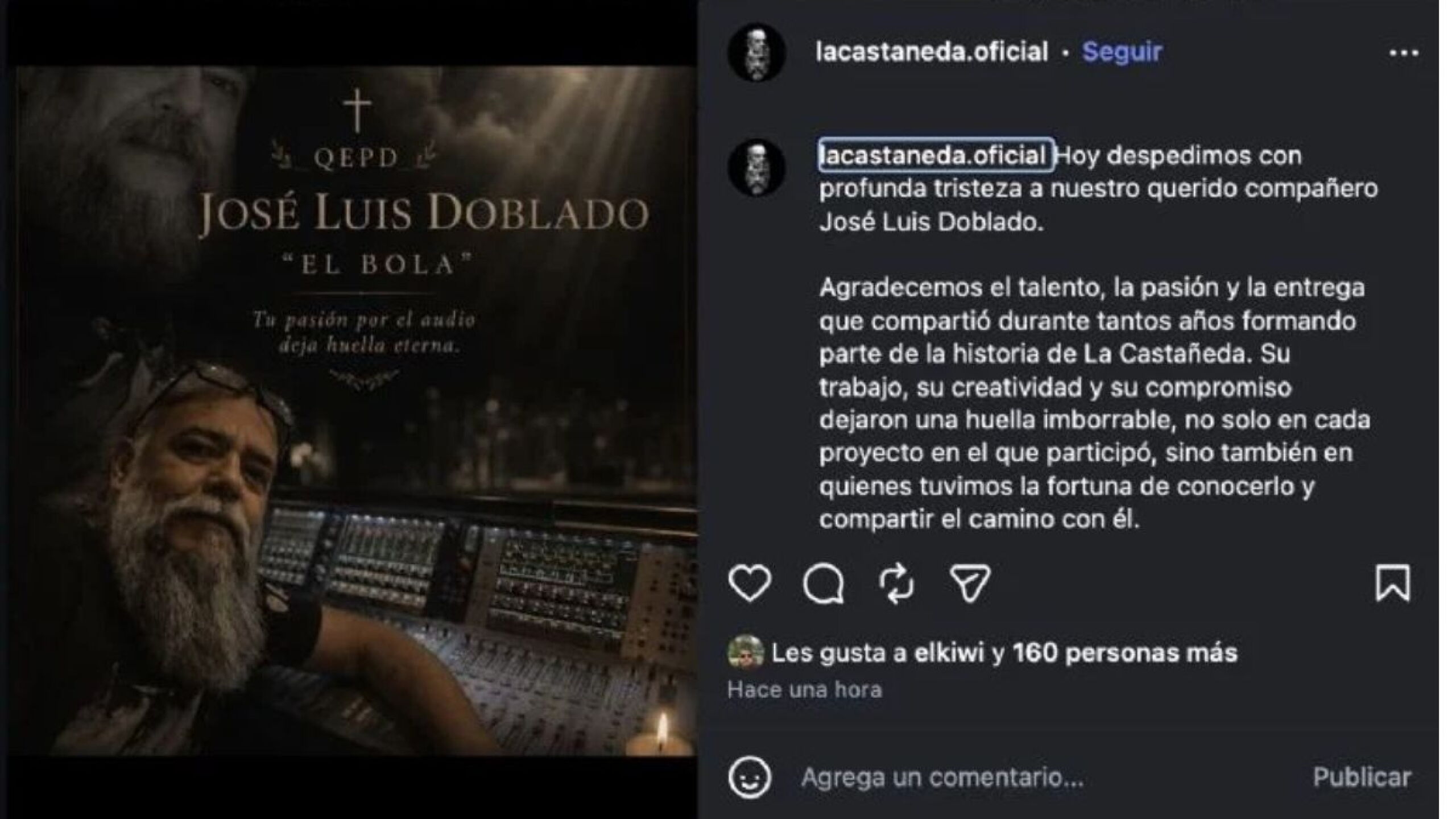 Muere José Luis Doblado